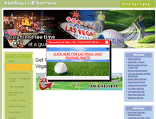 Tablet Screenshot of golfinginlasvegas.com